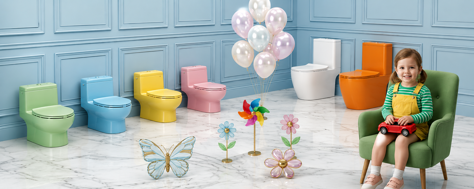 Colorful Kids Bathroom Products by Aurum Bath