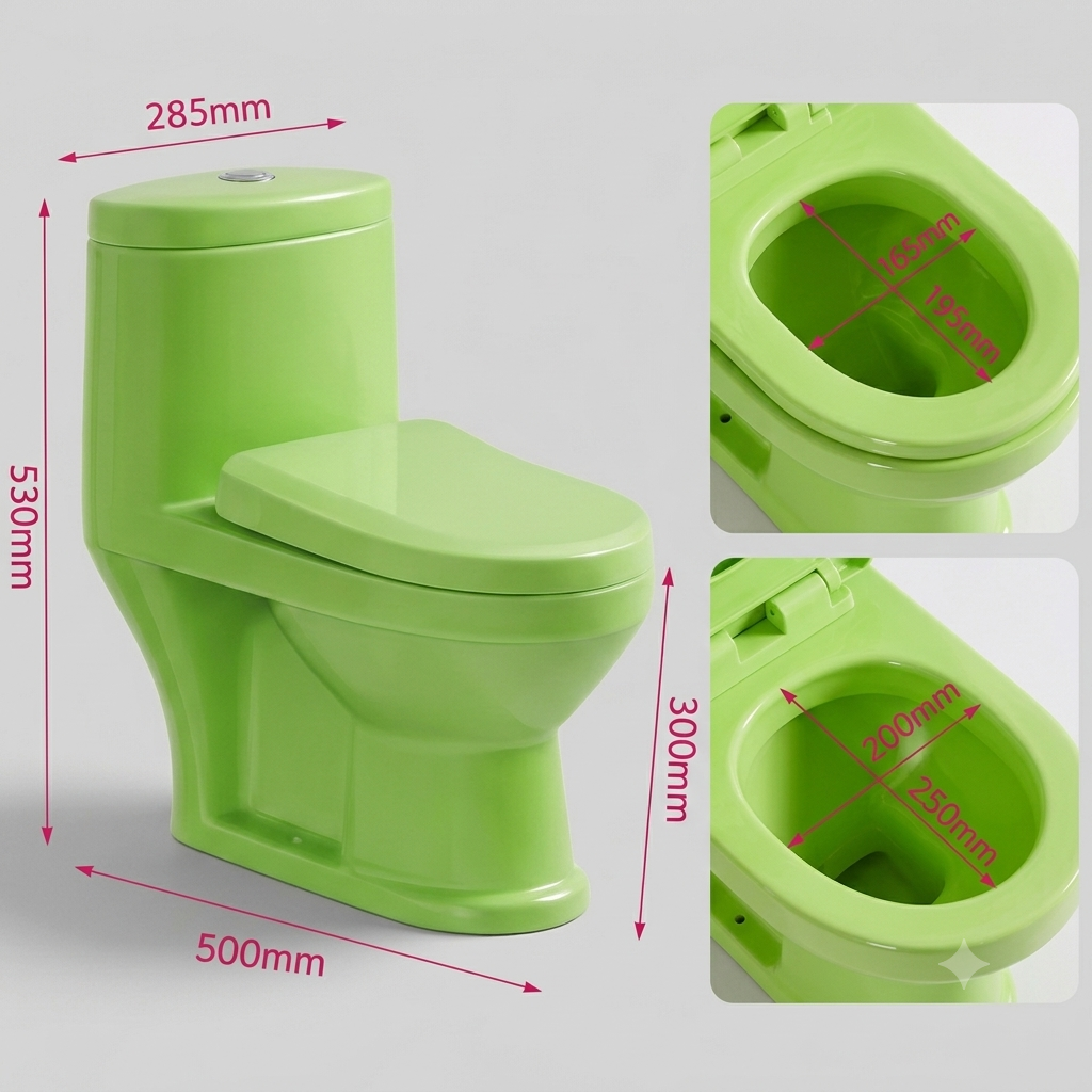 GREEN TOILET SEAT DAI