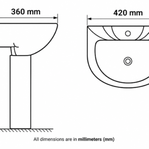 Kids Pedestrian Wash Basin