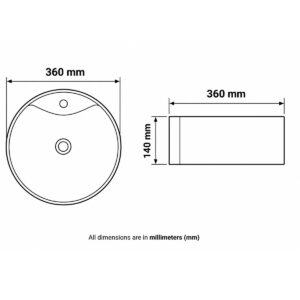 Round Art basin RounArtBasin_207
