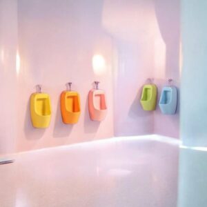 Children Wall Hung Urinal Model 302 Ceramic Kids Urinal Aurum Bath