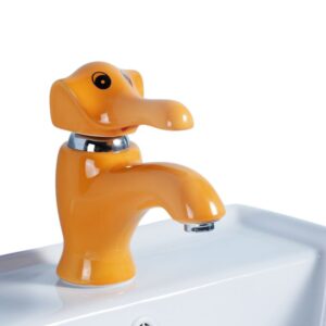 Fun Hot & Cold Elephant Faucet- Orange