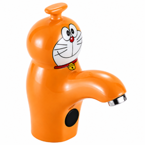 Kids Automatic Basin Faucet | Hot & Cold | 302-B | Orange