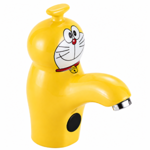 Kids Automatic Basin Faucet | Hot & Cold | 302-B | Yellow