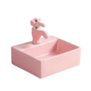 Kids Table Top Basin 208 Pink - Thumbnail Image 1